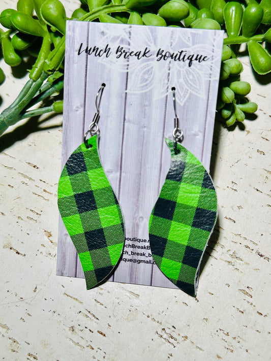 Green Buffalo plaid